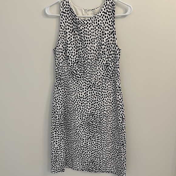 J.Crew Basketweave Sheath Dress In Animal Print - Picture 3 of 6